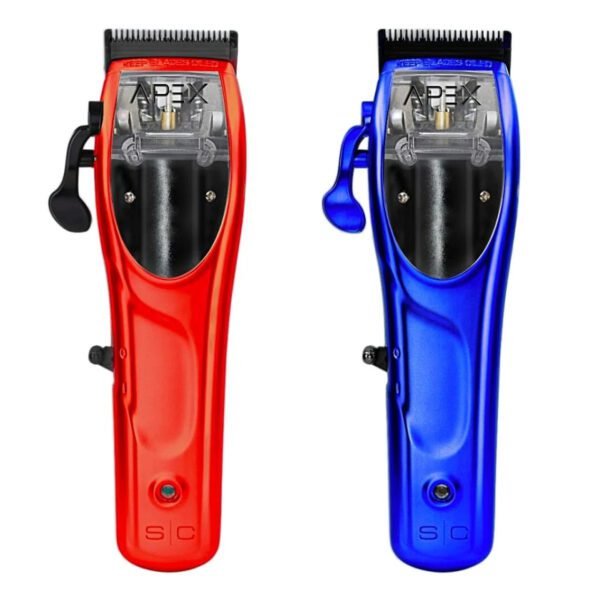 StyleCraft Apex Professional Modular Clipper (SC602 Red and SC603 Blue)