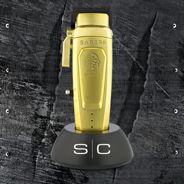 StyleCraft SC617M Saber 2.0 Professional Metal Clipper Digital Brushless Motor - Gold - Image 13