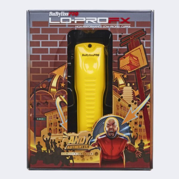 BaBylissPRO LO-PRO FX825 Limited Edition Cordless Clipper – Red, Blue, Yellow - Image 10