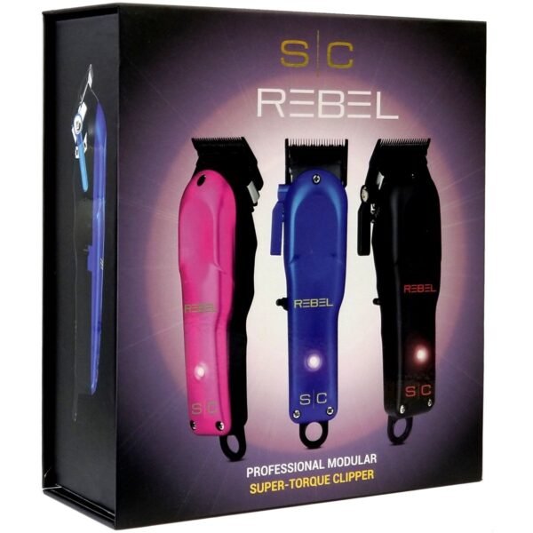 StyleCraft Rebel Professional Super-Torque Modular Cordless Hair Clipper (SC601) - Image 6