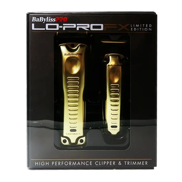 BaBylissPRO FXHOLPKLP-G Gold Lo-ProFX Clipper & Trimmer High Performance Combo - Image 6