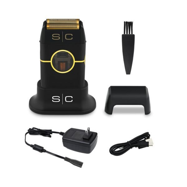StyleCraft SC807B Instinct Black Metal Edition Double Foil Shaver - IN2 Vector Motor - Image 5