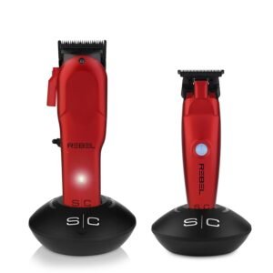 StyleCraft SC203R Rebel Clipper & Trimmer Combo – Red