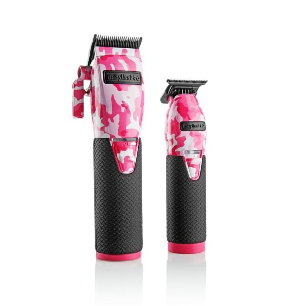 BaBylissPRO FXHOLPKCAMPK LimitedFX Pink Camouflage Clipper & Trimmer Combo