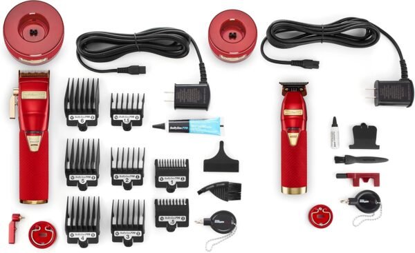 BaBylissPRO FXHOLPKCTB-R LimitedFX Boost+ Clipper/Trimmer/Charging Base Set - Image 11