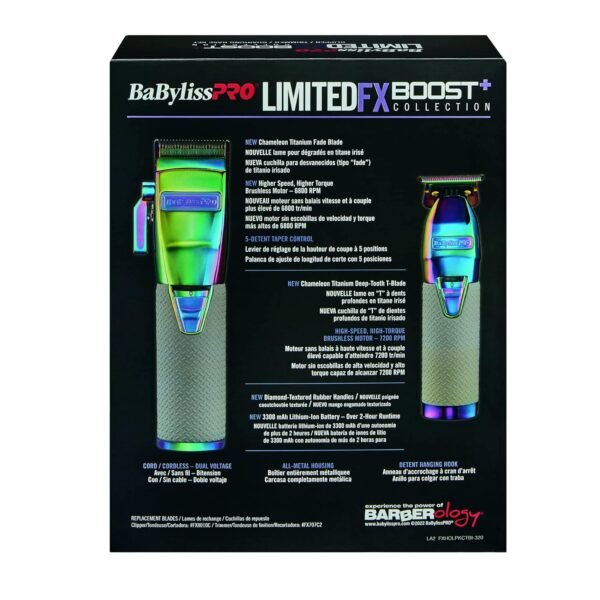 BaBylissPRO Chameleon BoostFX Limited Edition Clipper & Trimmer w/ Charging Base - Image 8