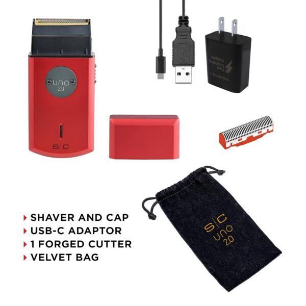 StyleCraft SC803R Uno 2.0 Single Foil Shaver – Compact & Powerful - Image 4