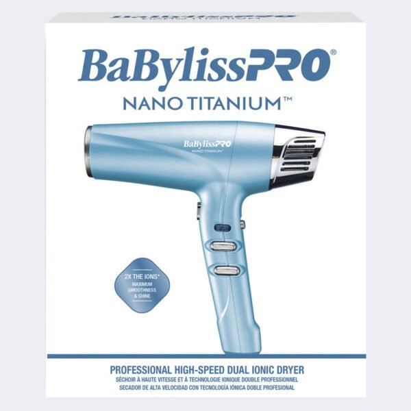 BaBylissPRO BNT9100 Nano Titanium Professional High - Speed Dual Ionic Dryer - Image 5