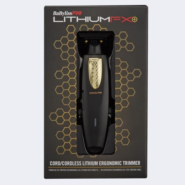 BaBylissPRO® FX773NMB & FX773N LithiumFX+ Matte Black Cord/Cordless Lithium Ergonomic Trimmer - Image 10