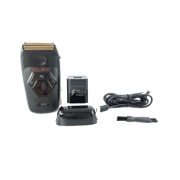 StyleCraft SC806B Flex Professional Super-Torque Shaver , Digital LCD Display with Micro-Trimmer Blade - Image 7