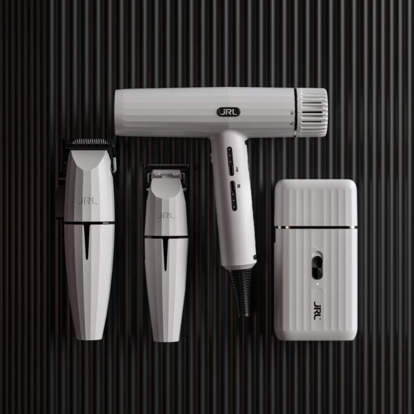 JRL GH2024-3 Ghost 3 Collection Styling Set – Clipper, Trimmer, Shaver & Hair Dryer - Image 2