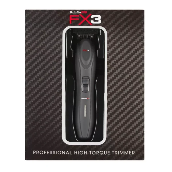 BaBylissPRO FXX3T FX3 Red High-Torque Cordless Zero-Gap T-Blade Hair Trimmer - Image 3