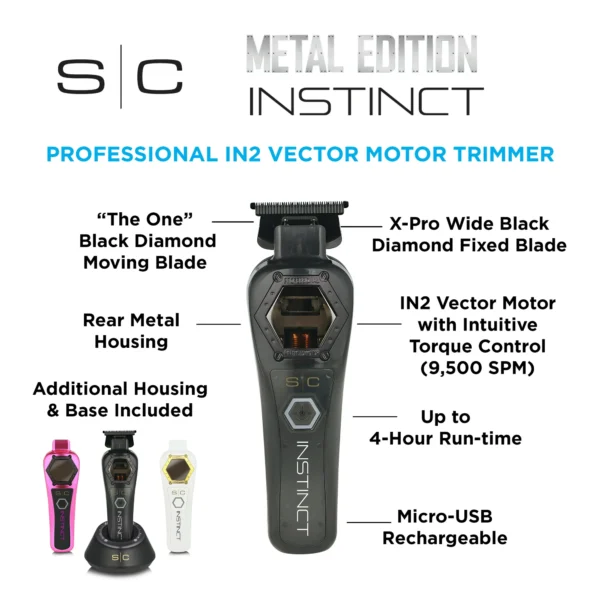 StyleCraft SC410M Instinct 2.0 Metal Edition Trimmer - Image 9