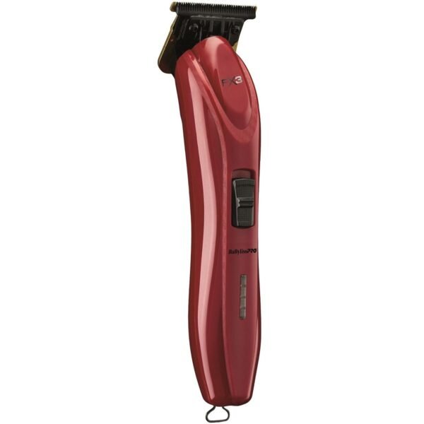 BaBylissPRO® FXX3T FX3 Red High-Torque Cordless Zero-Gap T-Blade Hair Trimmer - Image 2