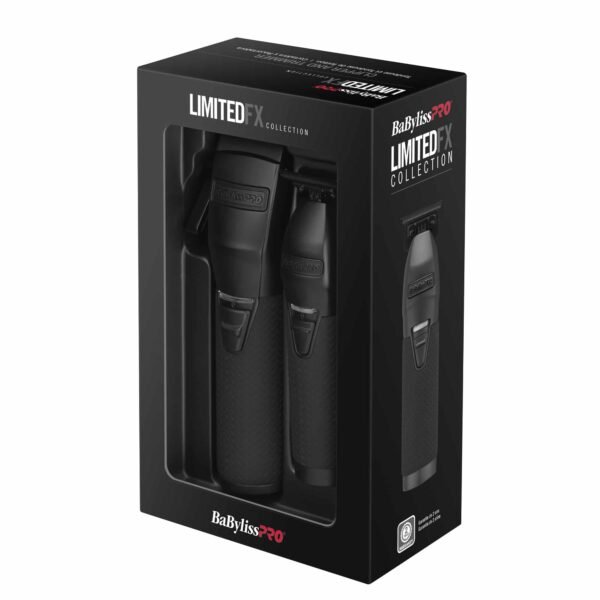 BaBylissPRO FXDUOCTMB LimitedFX Clipper & Trimmer Matte Black Collection - Image 4