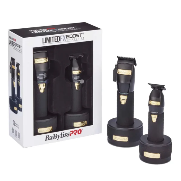 BaBylissPRO FXHOLPKCTB-B LimitedFX Boost+ Clipper & Trimmer Charging Base Set - Image 2