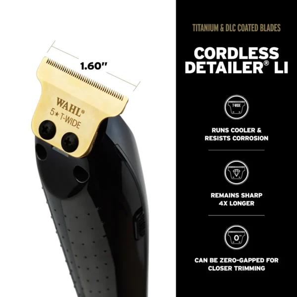 Wahl 5-Star Cordless Barber Combo – Magic Clip Clipper & Detailer Trimmer (8148 / 8171) - Image 8