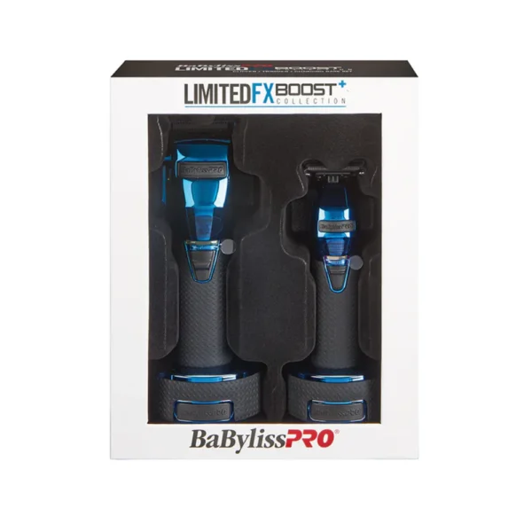 BaBylissPRO BlueFX Boost+ Limited Edition Clipper & Trimmer Set w/ Charging Base - Image 5