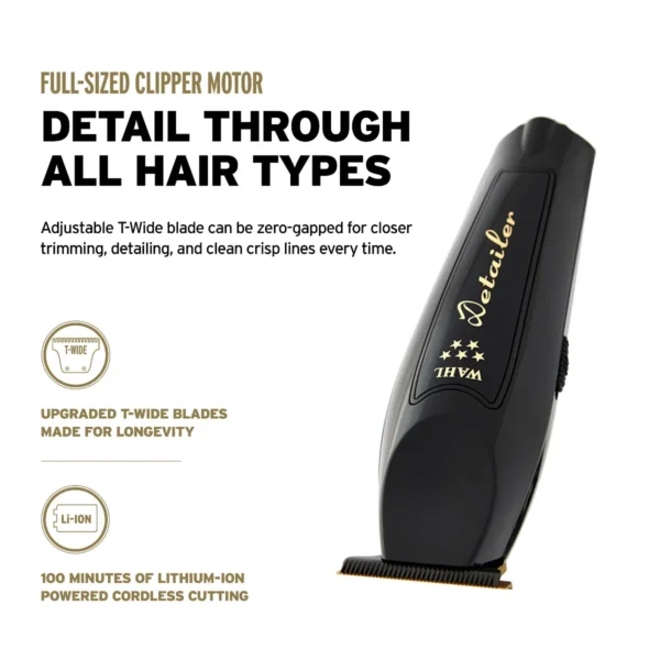 Wahl 5-Star Cordless Barber Combo – Magic Clip Clipper & Detailer Trimmer (8148 / 8171) - Image 6