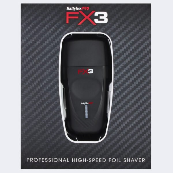 BaBylissPRO FXX3SB FX3 High-Speed Double Foil Cordless Ergonomic Shaver - Image 6