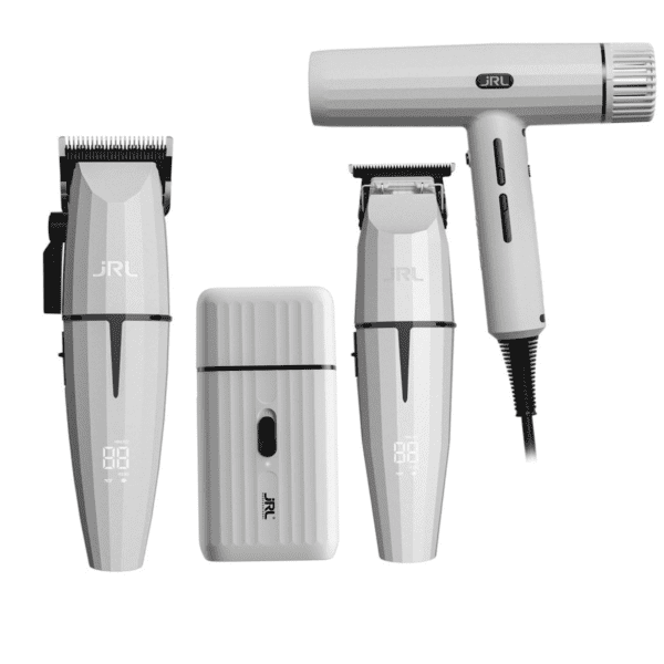 JRL GH2024-3 Ghost 3 Collection Styling Set – Clipper, Trimmer, Shaver & Hair Dryer