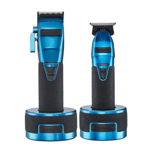 BaBylissPRO BlueFX Boost+ Limited Edition Clipper & Trimmer Set w/ Charging Base