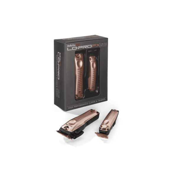 BaBylissPRO FXHOLPKLP-RG Rose Gold Lo-ProFX Clipper & Trimmer Combo - Image 4