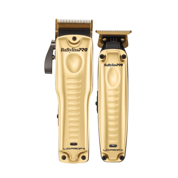 BaBylissPRO FXHOLPKLP-G Gold Lo-ProFX Clipper & Trimmer High Performance Combo