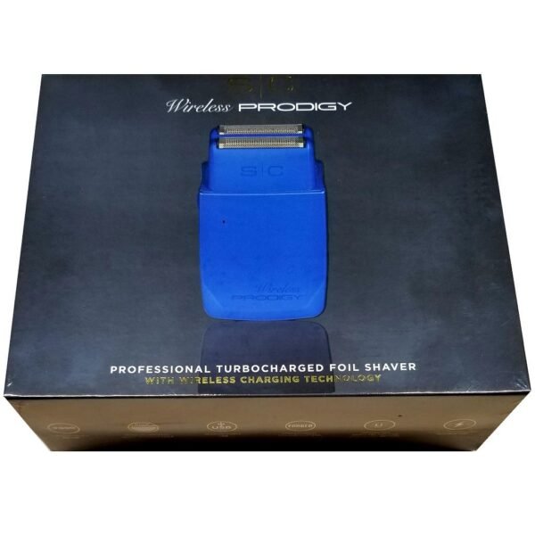 StyleCraft Wireless Prodigy Cordless Double Foil Shaver – Red & Blue (SCWPFSR / SCWPFSB) - Image 8
