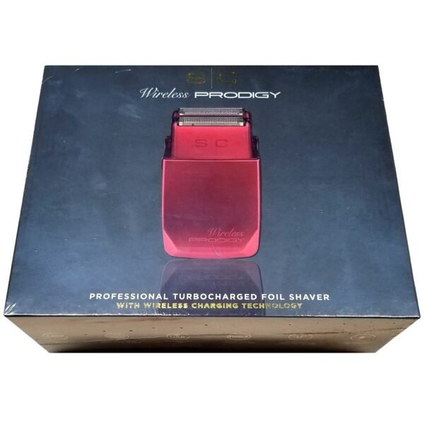 StyleCraft Wireless Prodigy Cordless Double Foil Shaver – Red & Blue (SCWPFSR / SCWPFSB) - Image 16