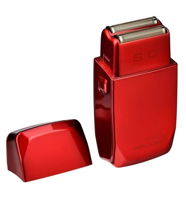 StyleCraft Wireless Prodigy Cordless Double Foil Shaver – Red & Blue (SCWPFSR / SCWPFSB) - Image 10
