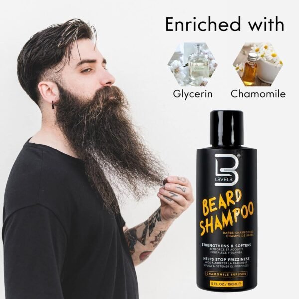 Level 3 Beard Shampoo 5fl oz - Image 3